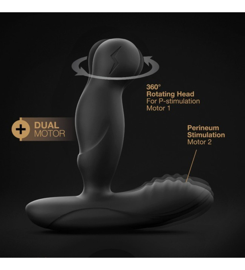 Masor de prostată încălzit cu rotație - Dorcel