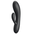 Vibrator negru bunny la îndemână