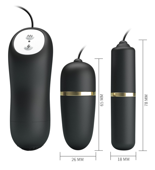 Ou + mini vibrator - electrostimulare