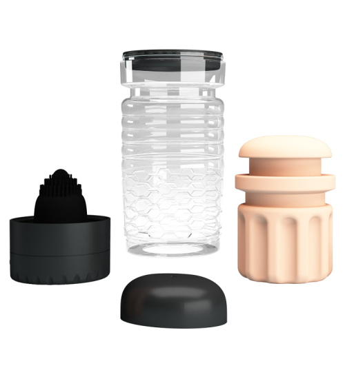 Vagin cu vibrații - într-un tub transparent