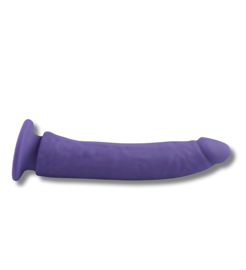 Dildo din silicon cu ventuză