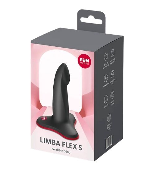 Dildo negru flexibil cu corp modelabil