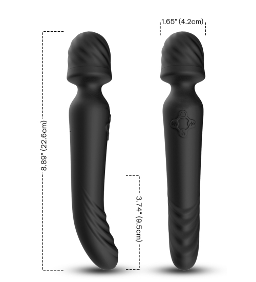 Vibrator încălzit - Mission negru