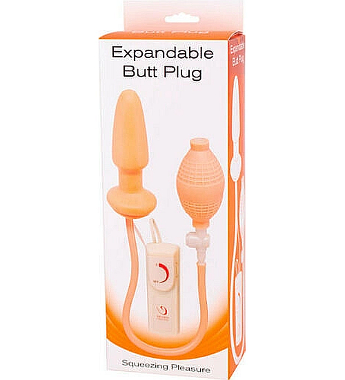 Vibrator anal gonflabil