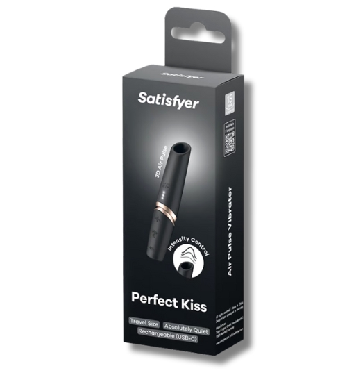 Stimulator perfect negru și auriu