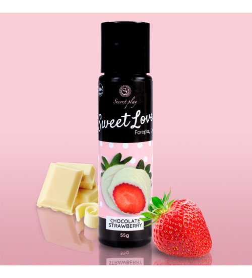Gel aromatizat - căpșuni și ciocolată albă
