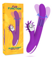 Vibrator pentru iepurași cu mișcări de rotație