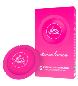Prezervative discrete cu stimulare 6 buc