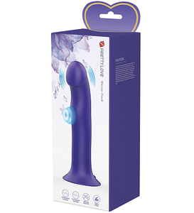 Dildo cu vibrații și interior pulsant