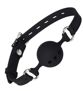 Bondage gag cu bilă de silicon
