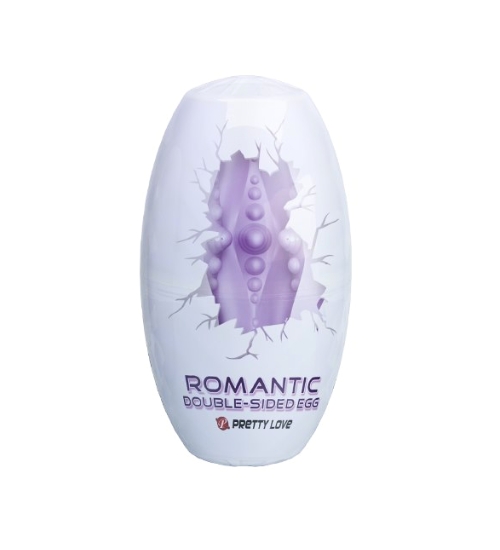 Masturbator discret violet în formă de ou