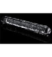 Dildo dublu transparent