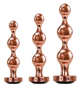 Set de dopuri anale metalice