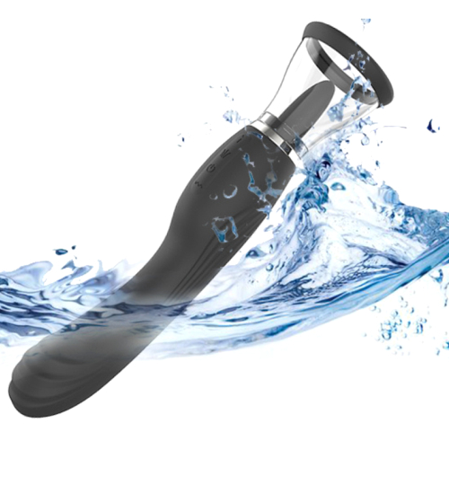 Vibrator cu limbă și funcție de aspirație