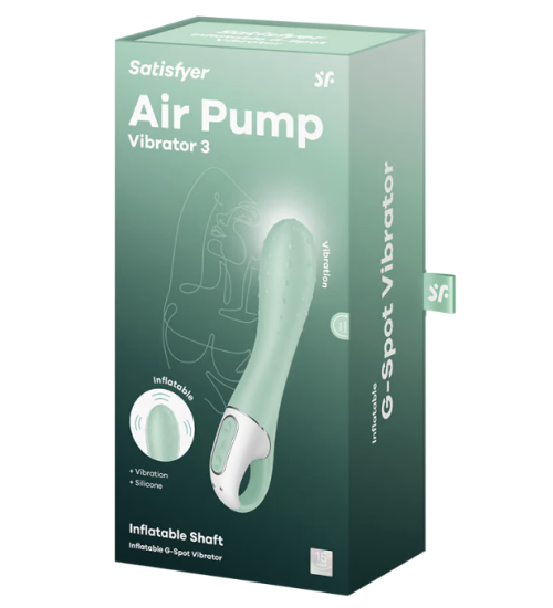 Pompa de aer 3 menta vibrator gonflabil