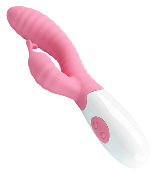 Vibrator exclusiv cu stimulator clitoridian