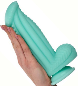 Dildo Blue Monster cu ventuză