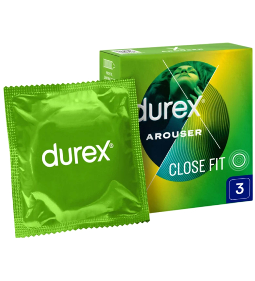 Durex Arouser prezervative cu nervuri 3 buc