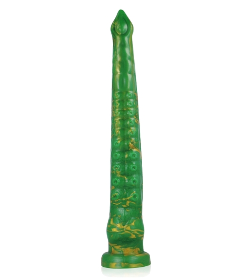 Dildo epic cu tentacule de caracatiță verde